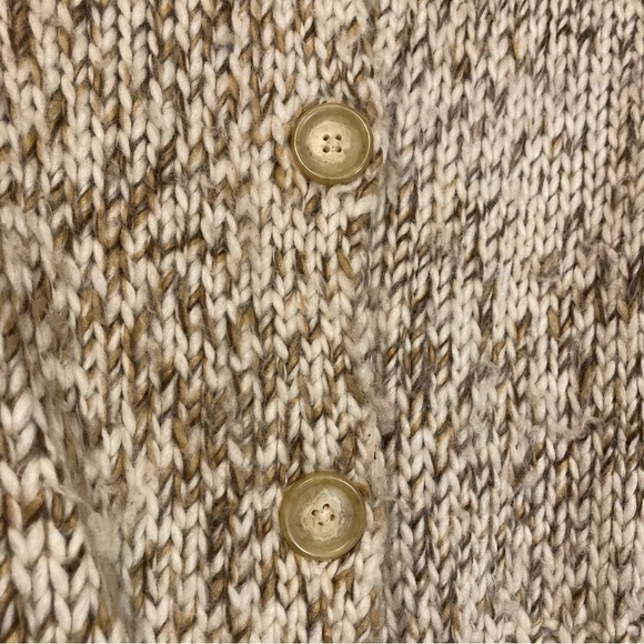 Gap Wool Blend Chunky Knit Belted Button Down Cardigan w/Pockets Size Small - Picture 5 of 10